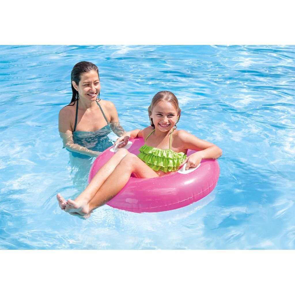Intex Hi-Gloss Zwemband Met Handgrepen 76Cm Assorti