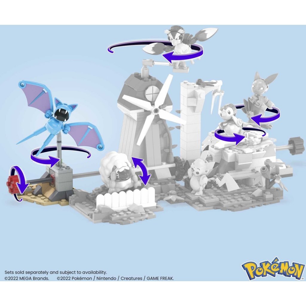 Pokemon PokÉMon Mega Bloks Zubats Midnight Flight 61-Delig