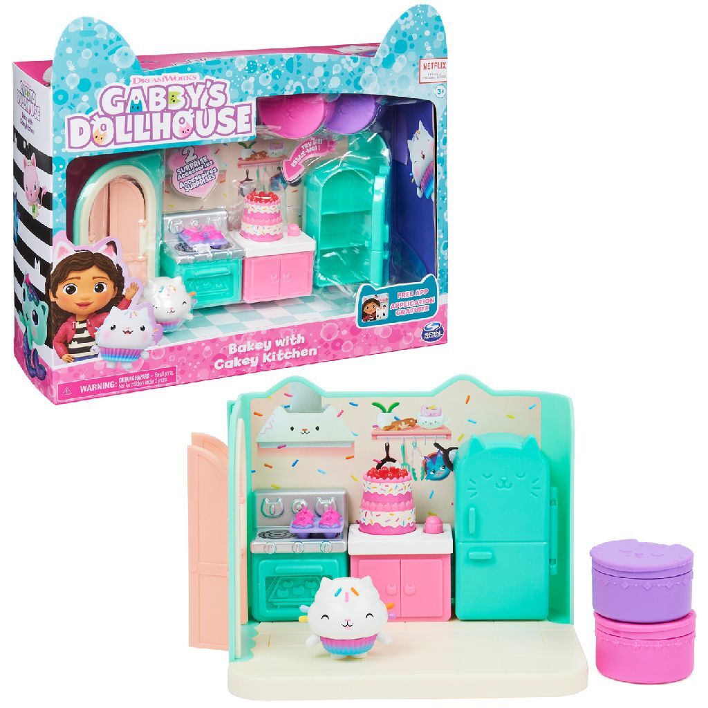 Gabby's Dollhouse Gabby'S Dollhouse Bakey With Cakey Kitchen