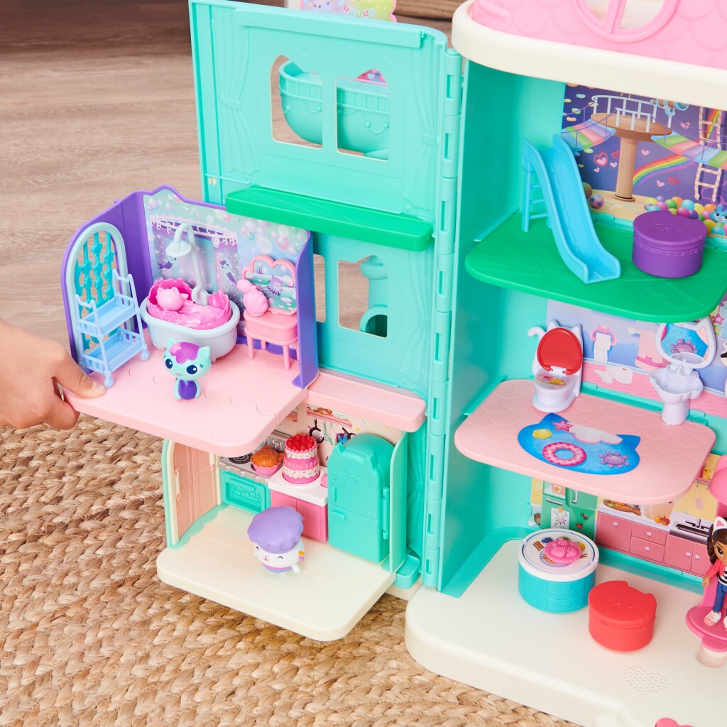 Gabby's Dollhouse Gabby'S Dollhouse Mercats Primp And Pamper Badroom