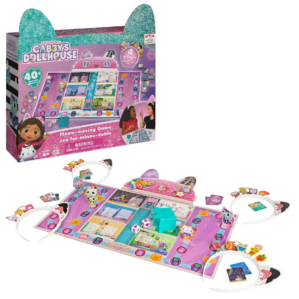Gabby's Dollhouse Gabby'S Dollhouse Meow-Mazing Bordspel