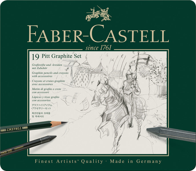 Faber Castell Fc-112973 Grafietset Faber-Castell Pitt 19-Delig