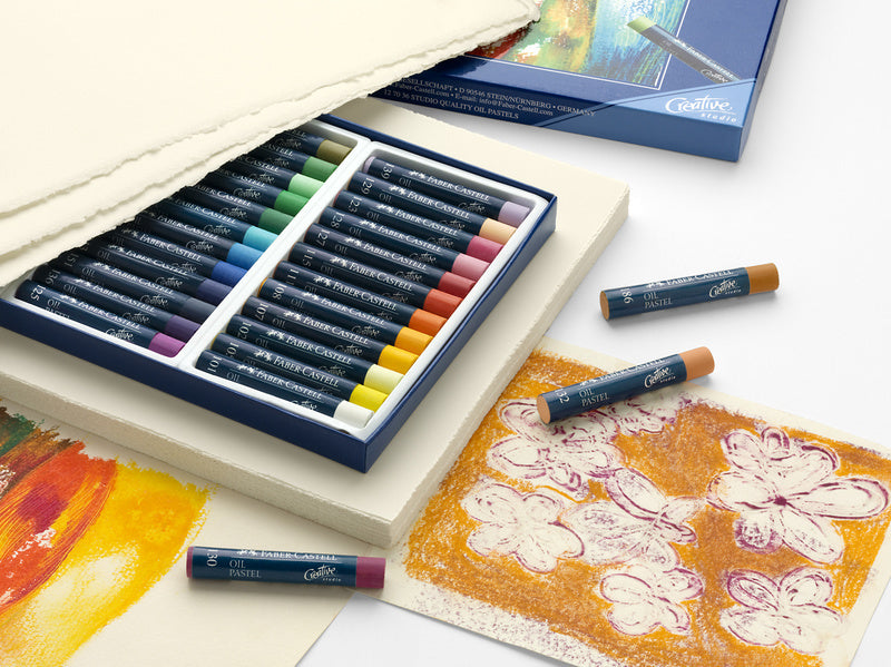 Faber Castell Fc-127012 Oliepastels Creative Studio Etui A 12 Stuks