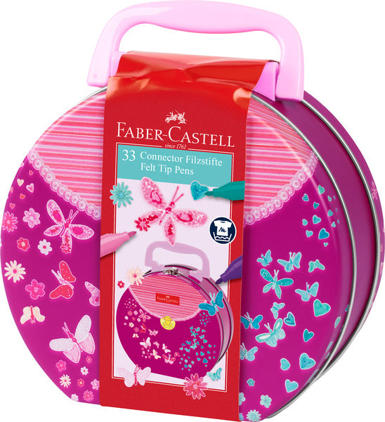 Faber Castell Fc-155537 Connector Viltstiften Handtas 33 Stuks