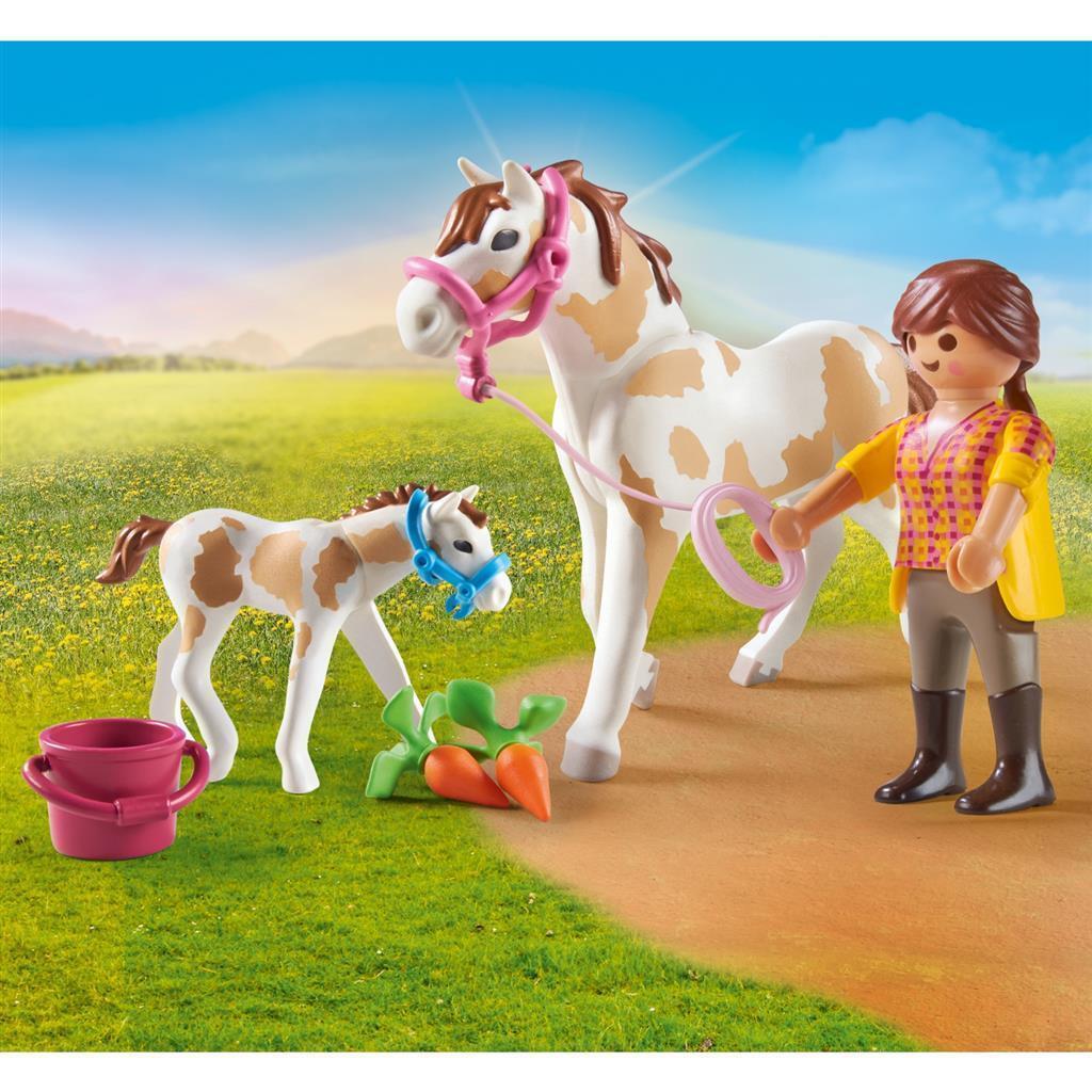Playmobil 71243 Country Paard Met Veulen