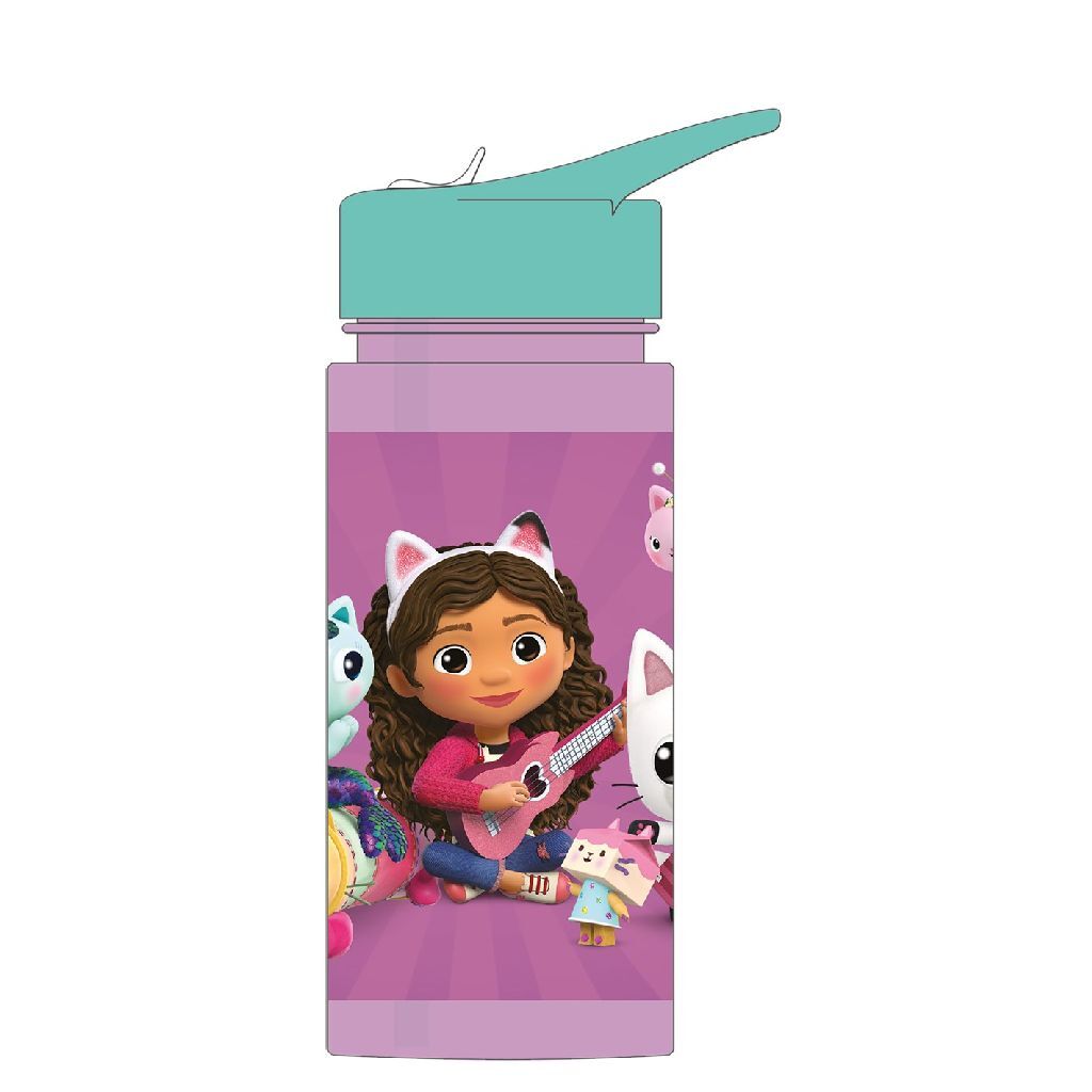 Gabby's Dollhouse Gabby'S Dollhouse Drinkfles 500 Ml Roze/Groen