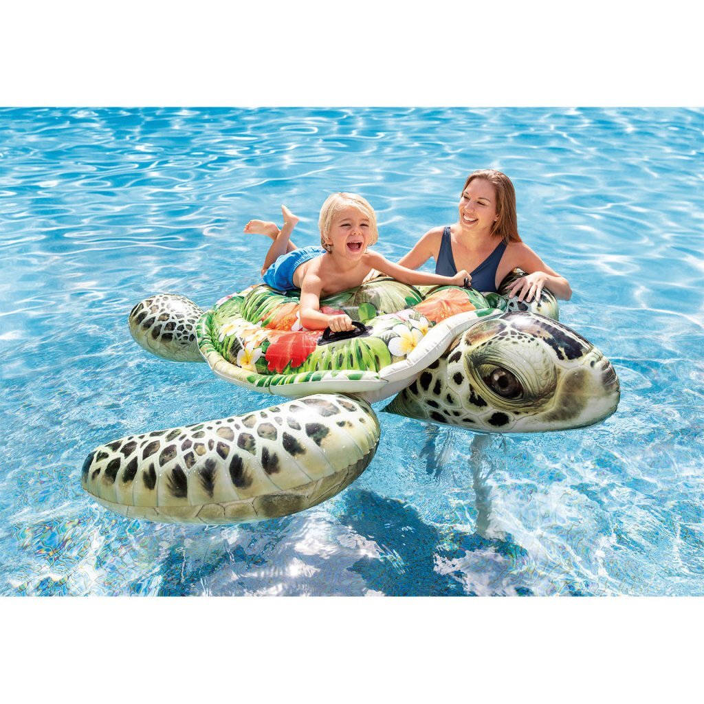 Intex 57555Np Realistische Opblaasbare Zeeschildpad 191X170 Cm