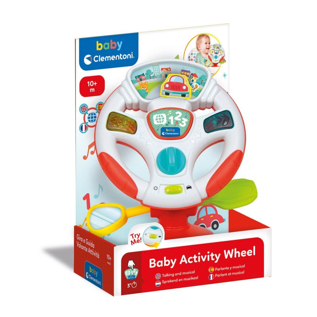 Clementoni Baby Stuurwiel + Licht En Geluid