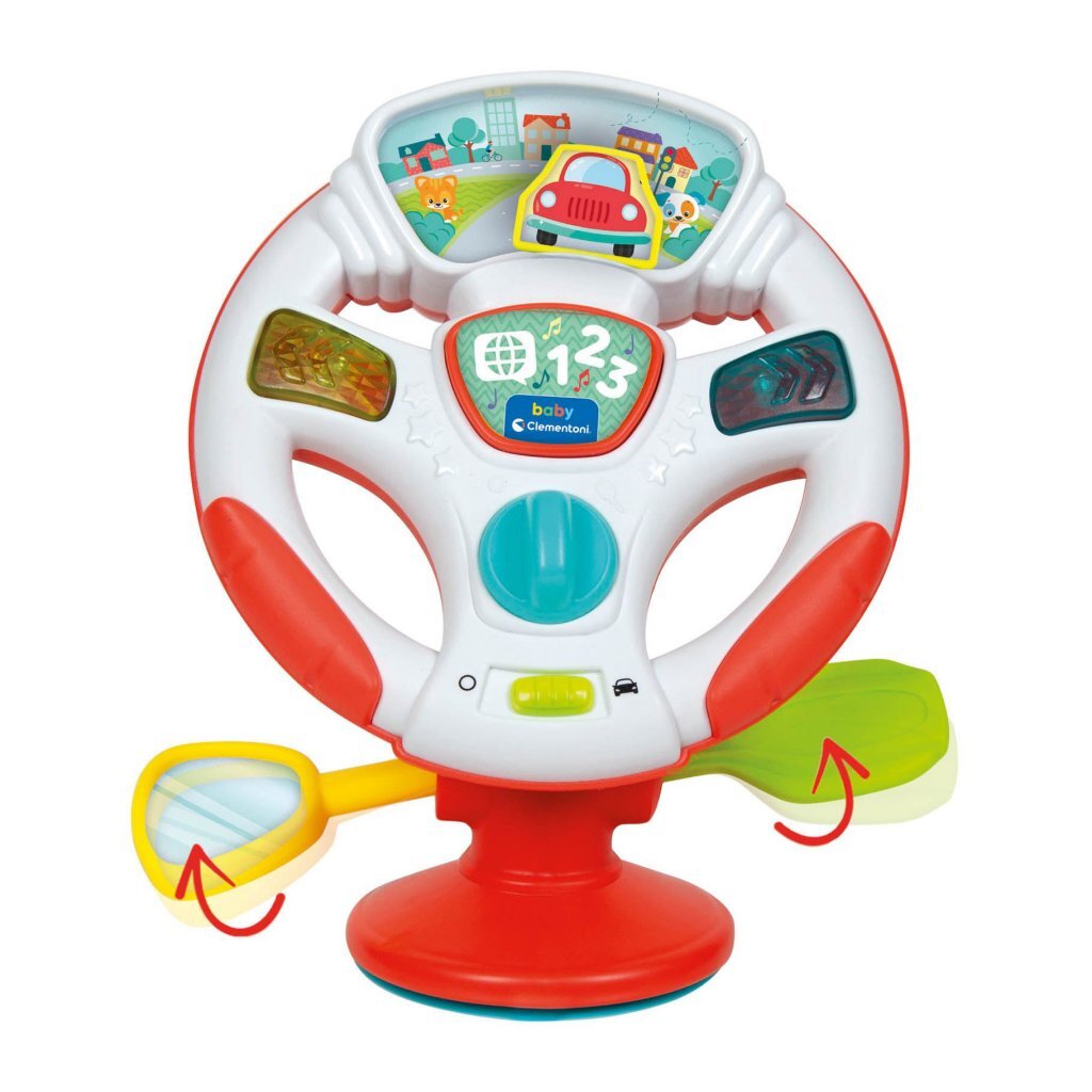 Clementoni Baby Stuurwiel + Licht En Geluid