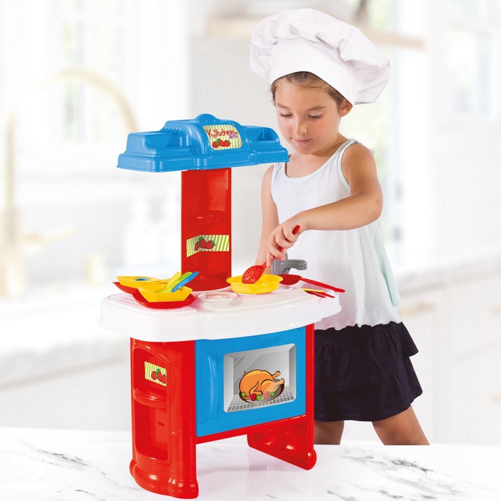 Dolu Chef'S Kitchen Speelgoedkeuken 19-Delig