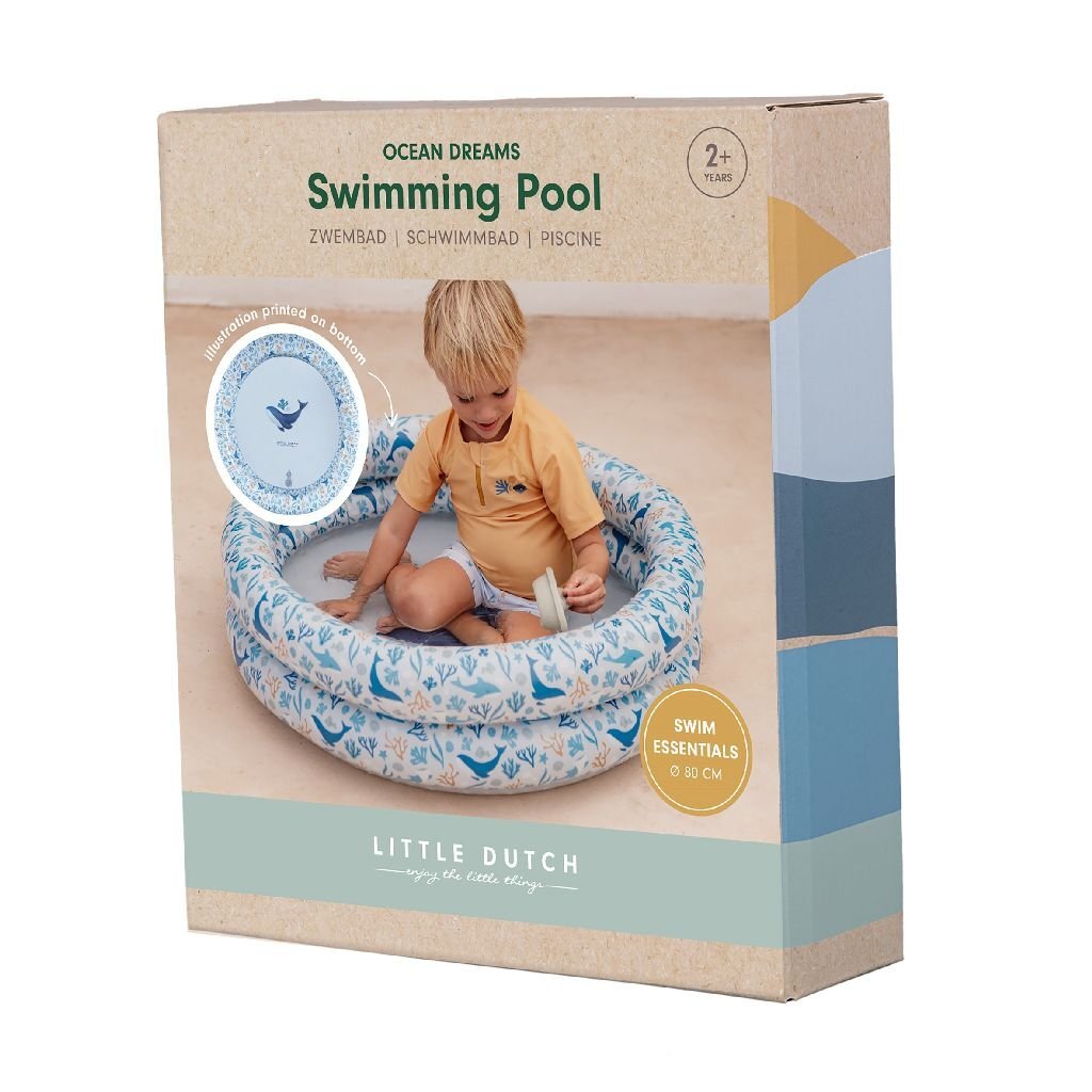 Little Dutch Ocean Dreams Zwembad 80 Cm Blauw