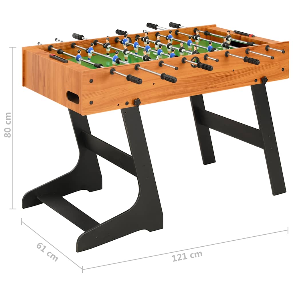 Voetbaltafel Inklapbaar 121X61X80 Cm