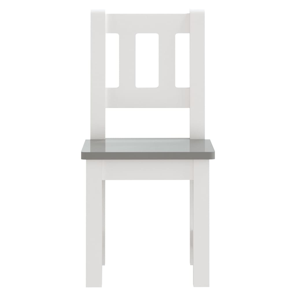 3-Delige Kindertafel- En Stoelenset Mdf