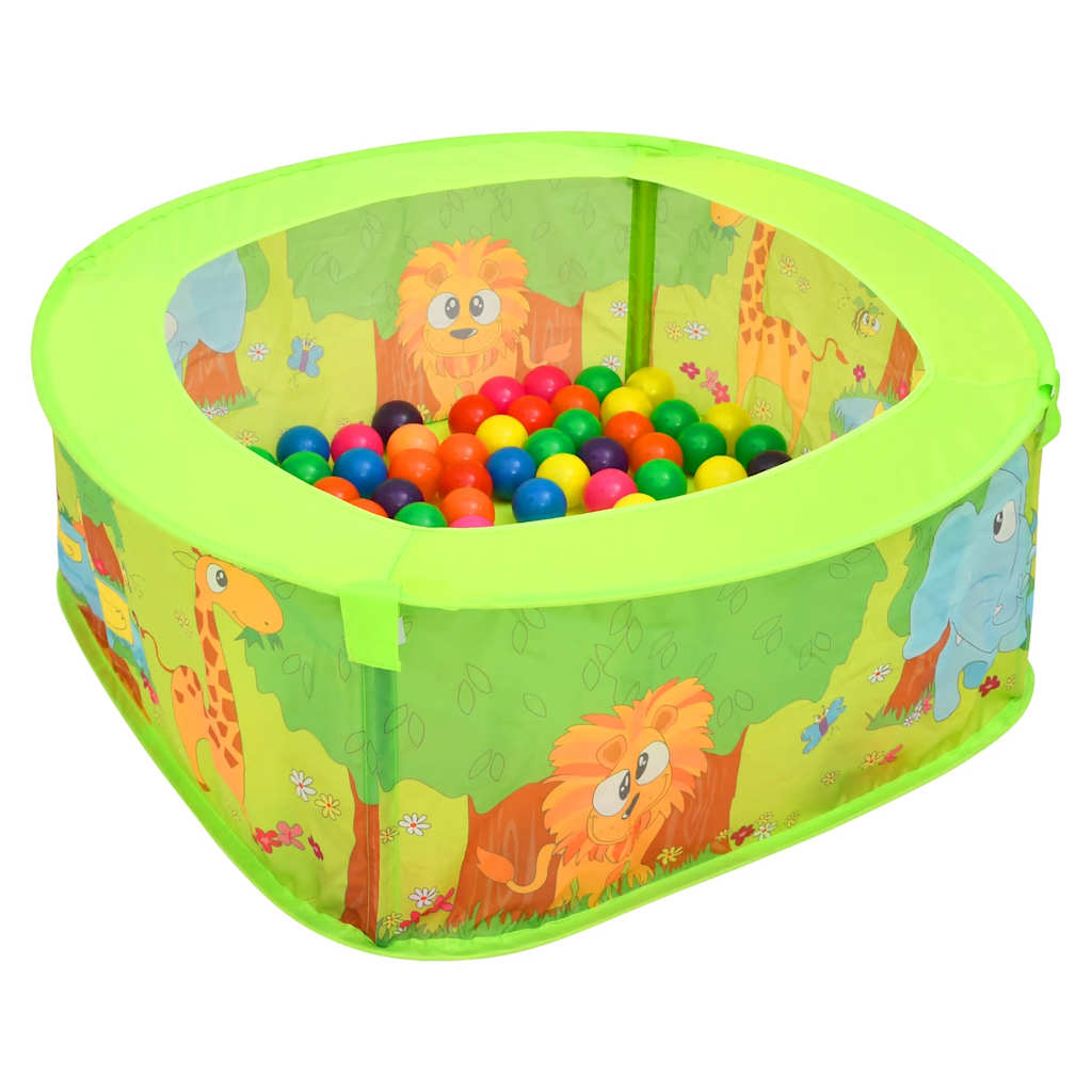 Ballenbak Voor Kinderen Met 300 Ballen 75X75X32 Cm