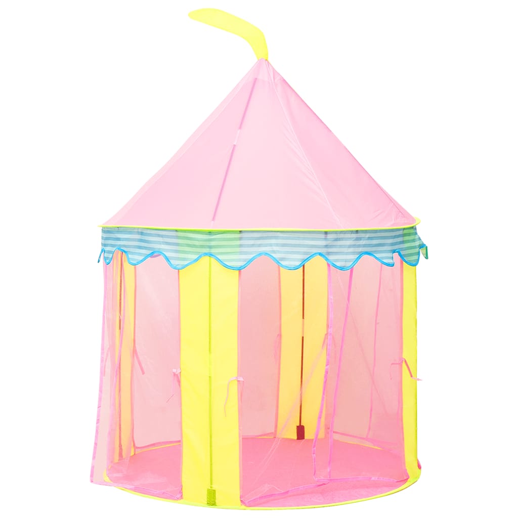 Kinderspeeltent 100X100X127 Cm Roze Betongrijs