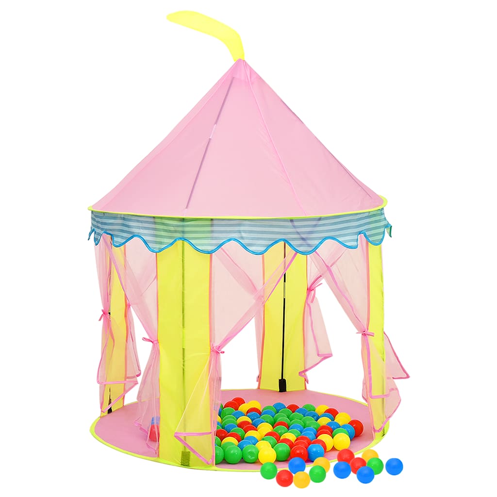 Kinderspeeltent 100X100X127 Cm Roze Betongrijs