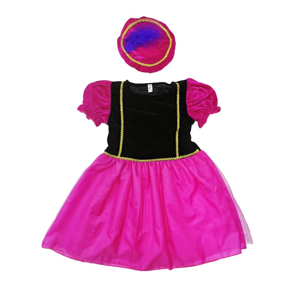 Overige Merken Pietenjurk 110-116 Roze/Paars