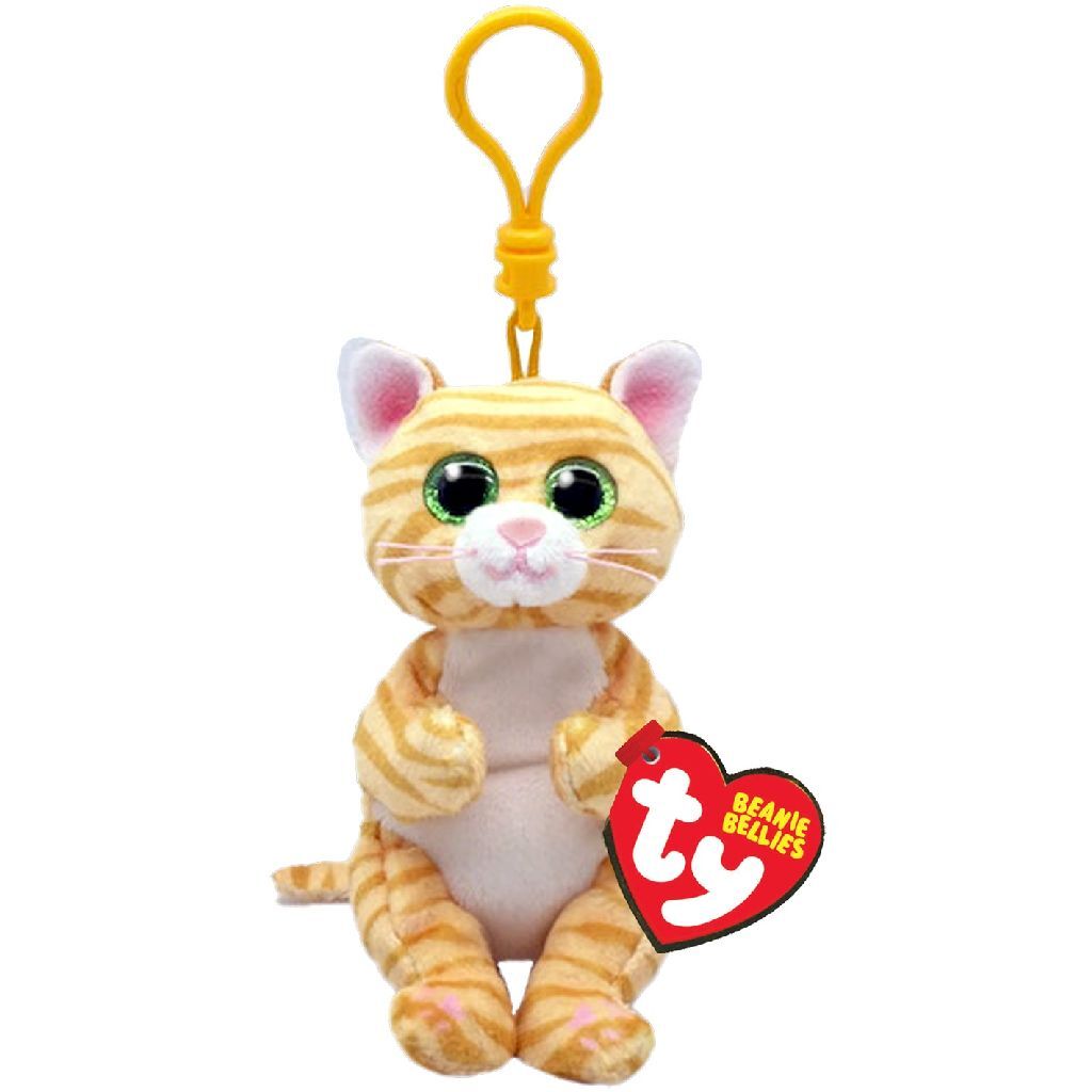 Ty Beanie Babies Bellies Clip Knuffel Kat Mango 10 Cm