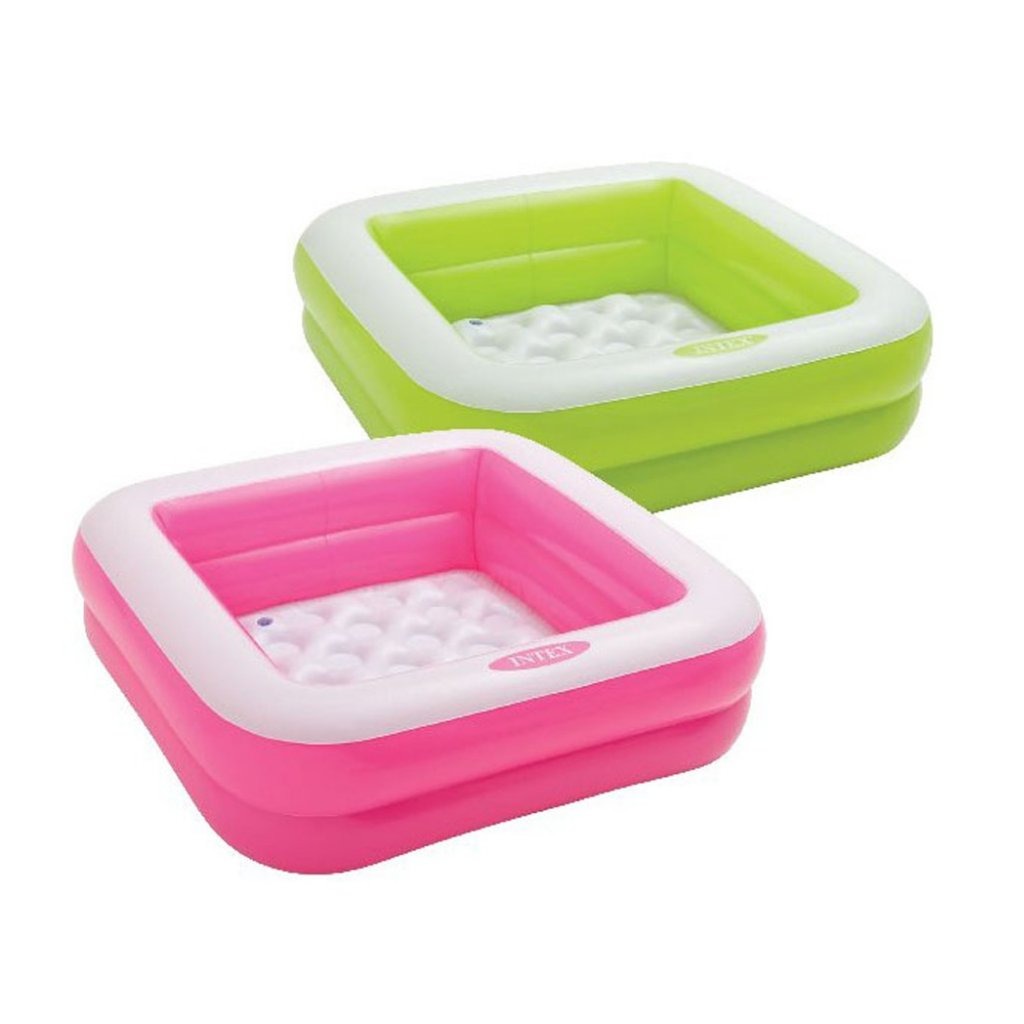 Intex Babybadje 85X85X23 Cm Assorti + Reparatiesetje