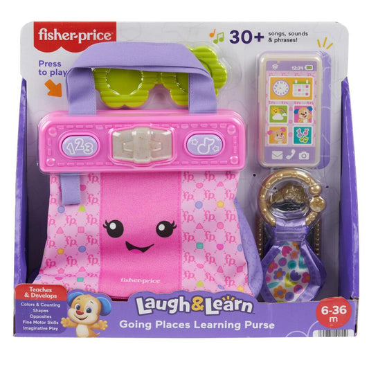 Fisher Price Lach &Amp; Leer Handtas + Licht En Geluid