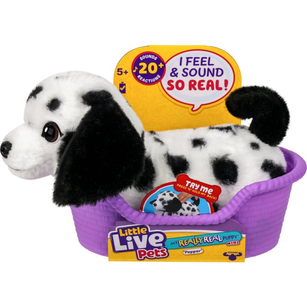 Little Live Pets My Really Real Puppy Mini&#039;S Pepper De Dalmati&Euml;R + Geluid