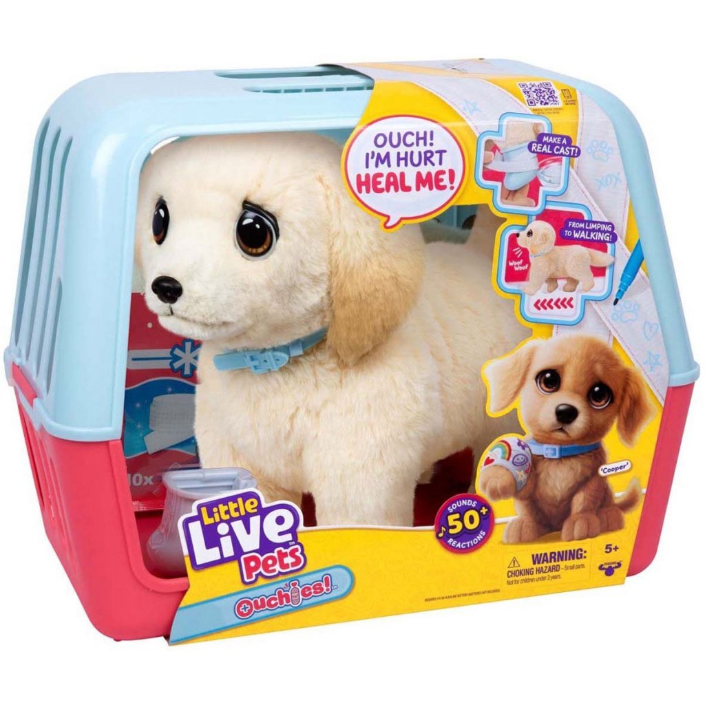 Little Live Pets Ouchies Puppy Cooper + Licht En Geluid
