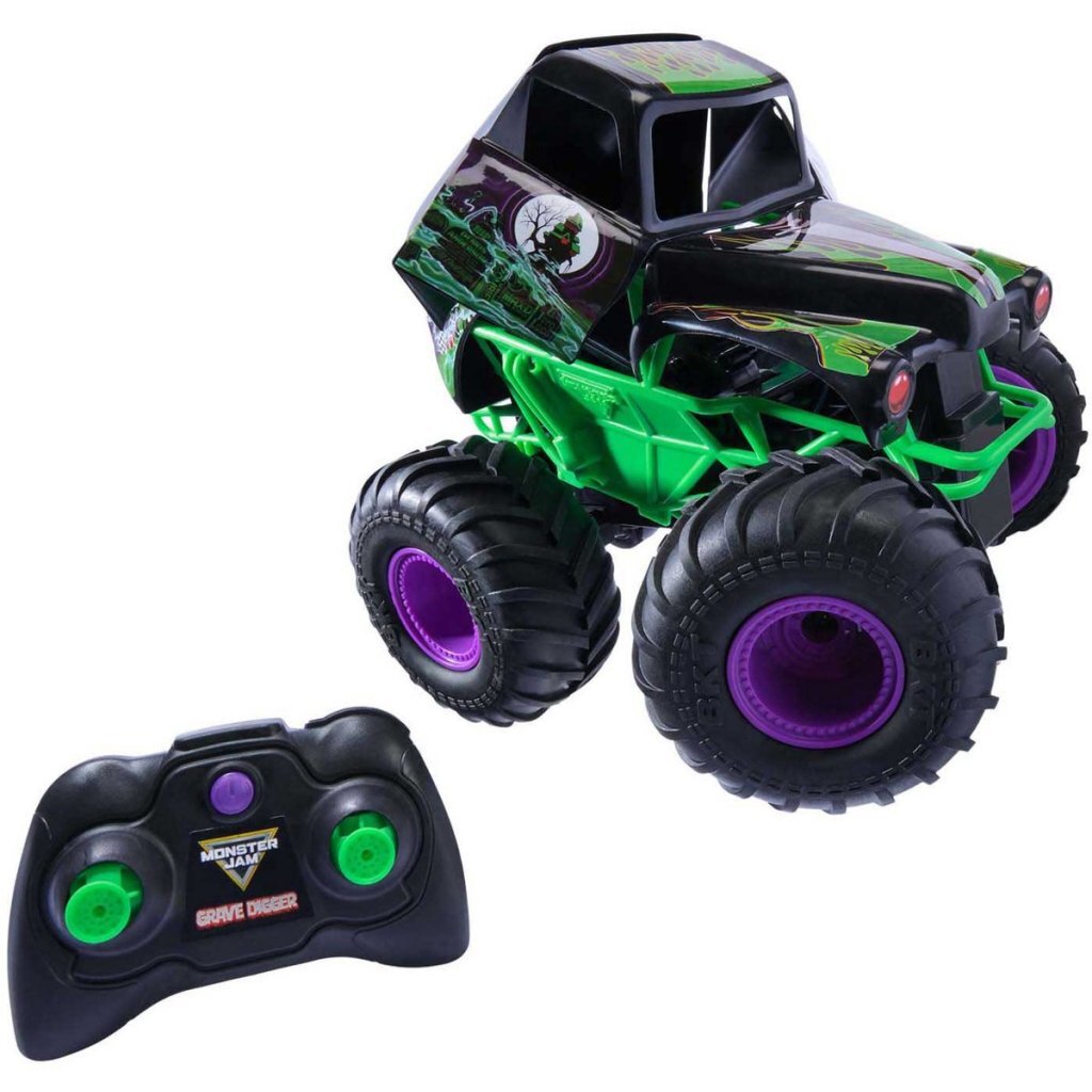Monster Jam Rc Smash En Bash Grave Digger 1:15