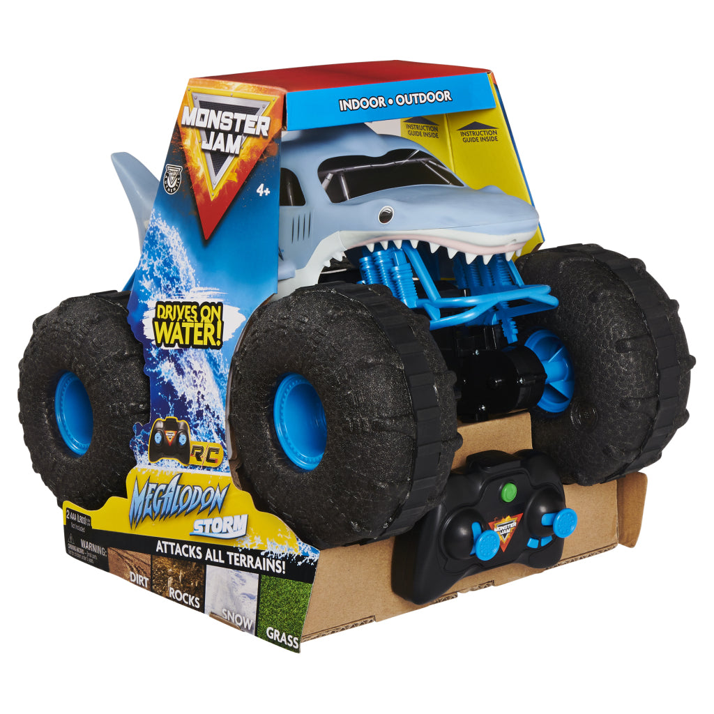 Monster Jam Rc Megalodon Storm 1:15 Voor Elk Terrein