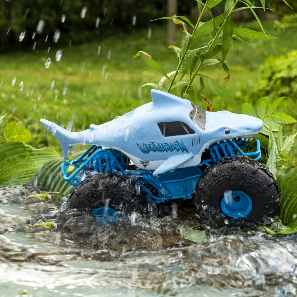 Monster Jam Rc Megalodon Storm 1:15 Voor Elk Terrein