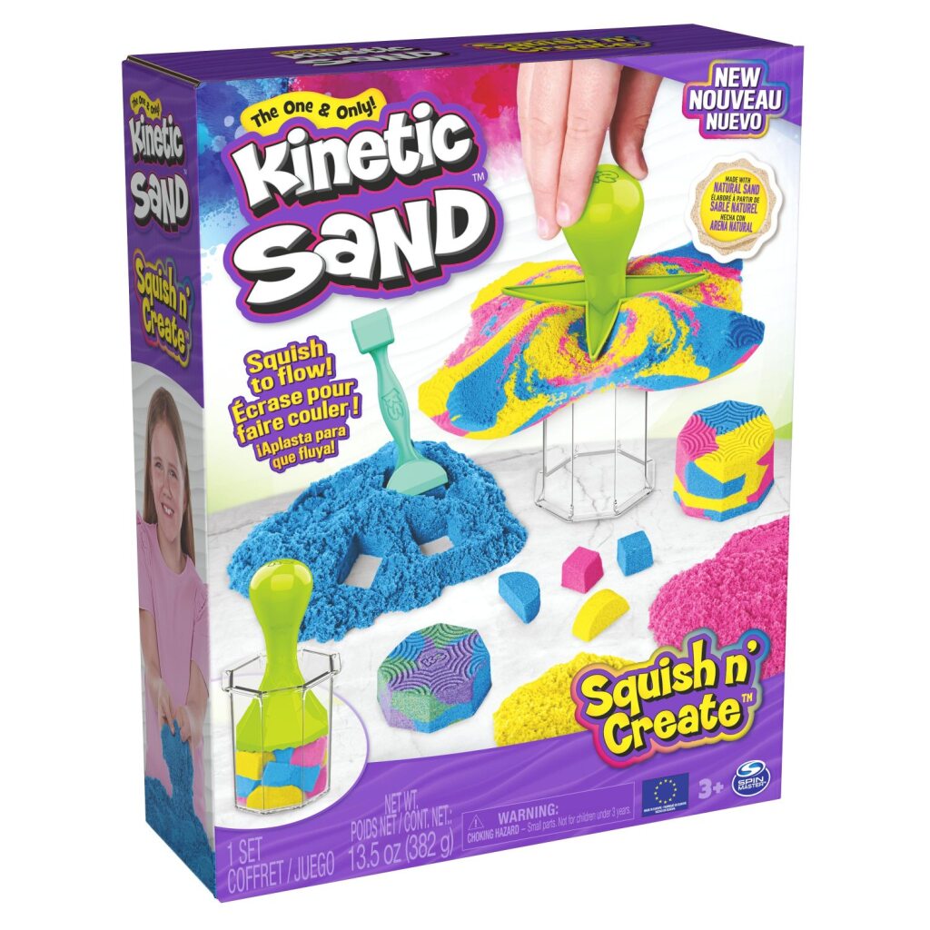 Kinetic Sand Squish And Create