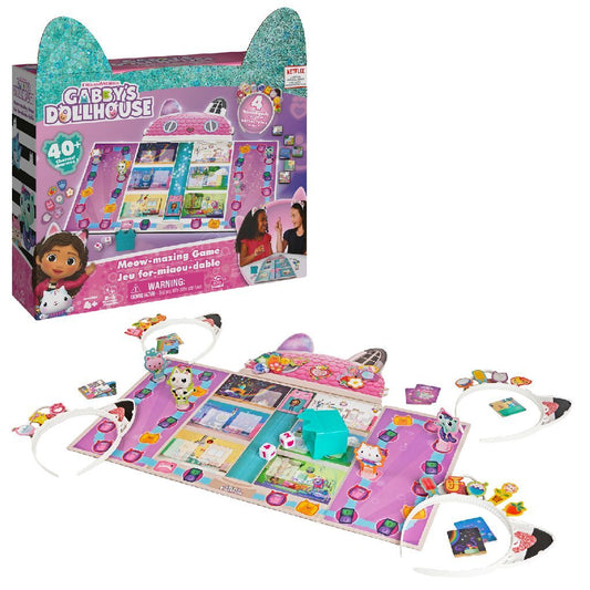 Gabby's Dollhouse Gabby&#039;S Dollhouse Meow-Mazing Bordspel