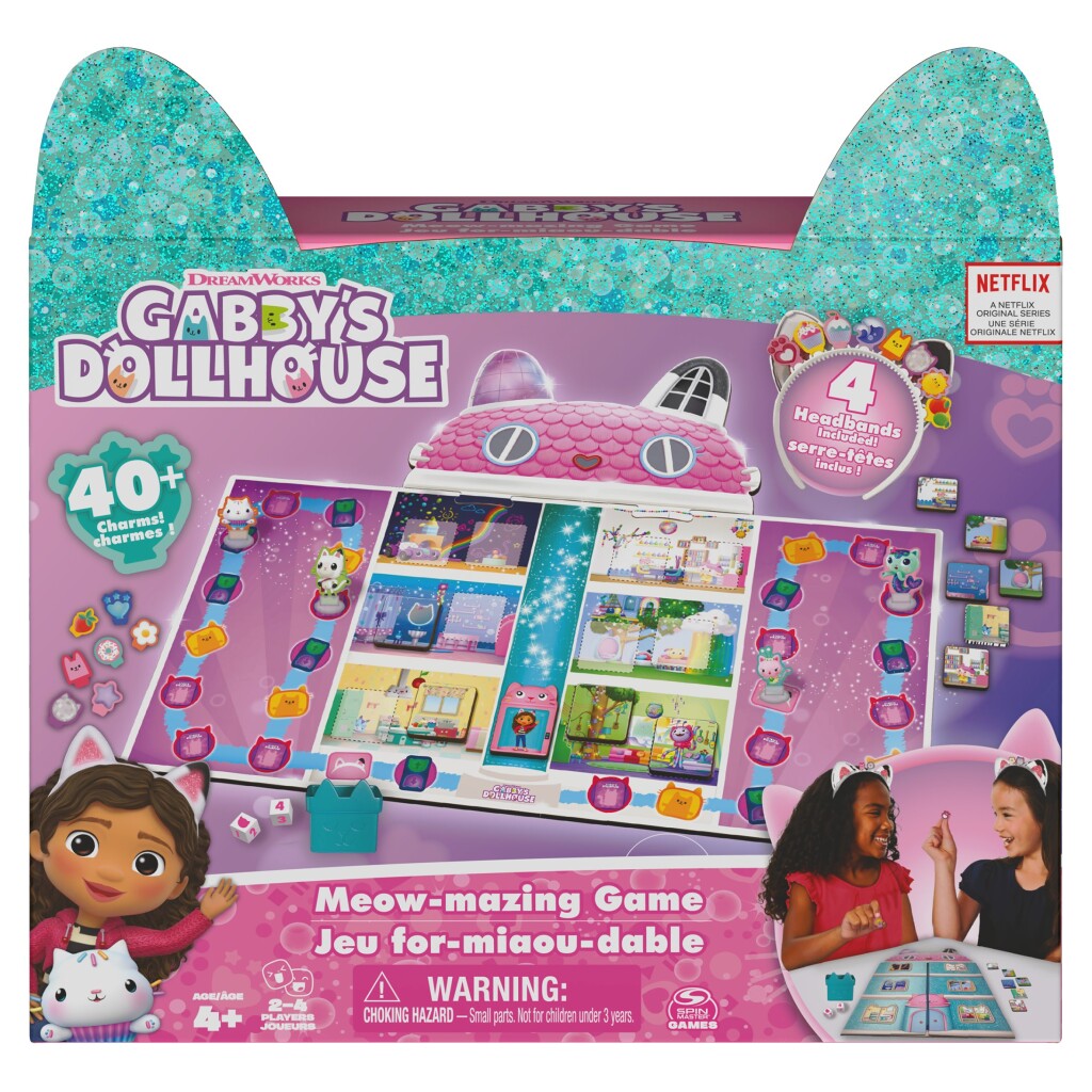 Gabby's Dollhouse Gabby&#039;S Dollhouse Meow-Mazing Bordspel