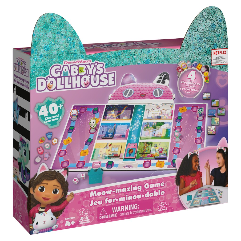 Gabby's Dollhouse Gabby&#039;S Dollhouse Meow-Mazing Bordspel