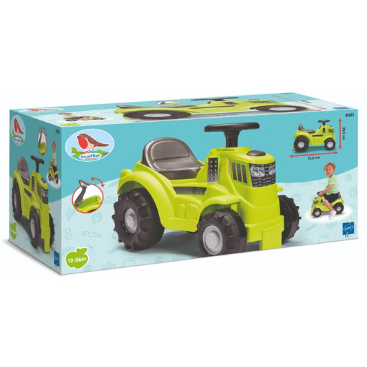 Ecoiffier Loopfiguur Tractor 51.5X32.5 Cm Groen/Zwart