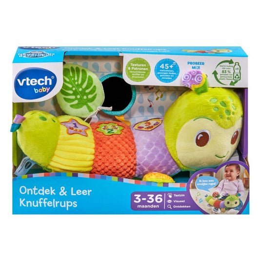 Vtech Ontdek En Leer Knuffelrups + Licht En Geluid