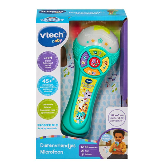 Vtech Baby Dierenvriendjes Microfoon + Licht En Geluid