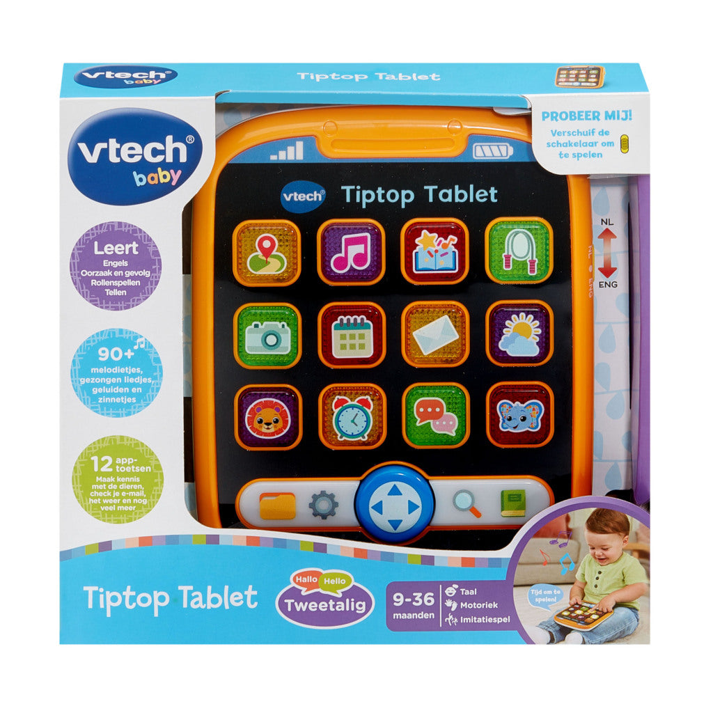 Vtech Baby Tiptop Tablet + Licht En Geluid Geel