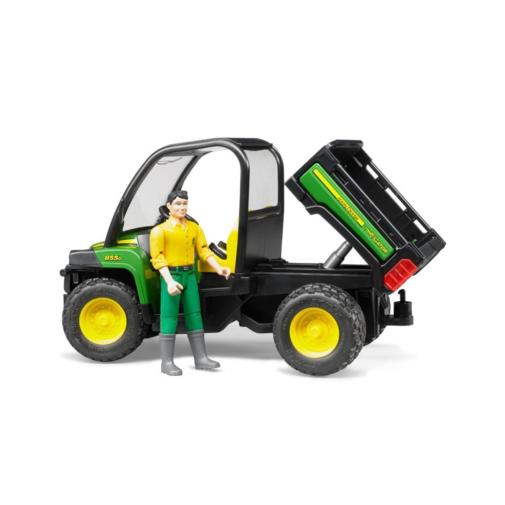 Bruder 02490 John Deere Gator Xuv 855D + Chauffeur