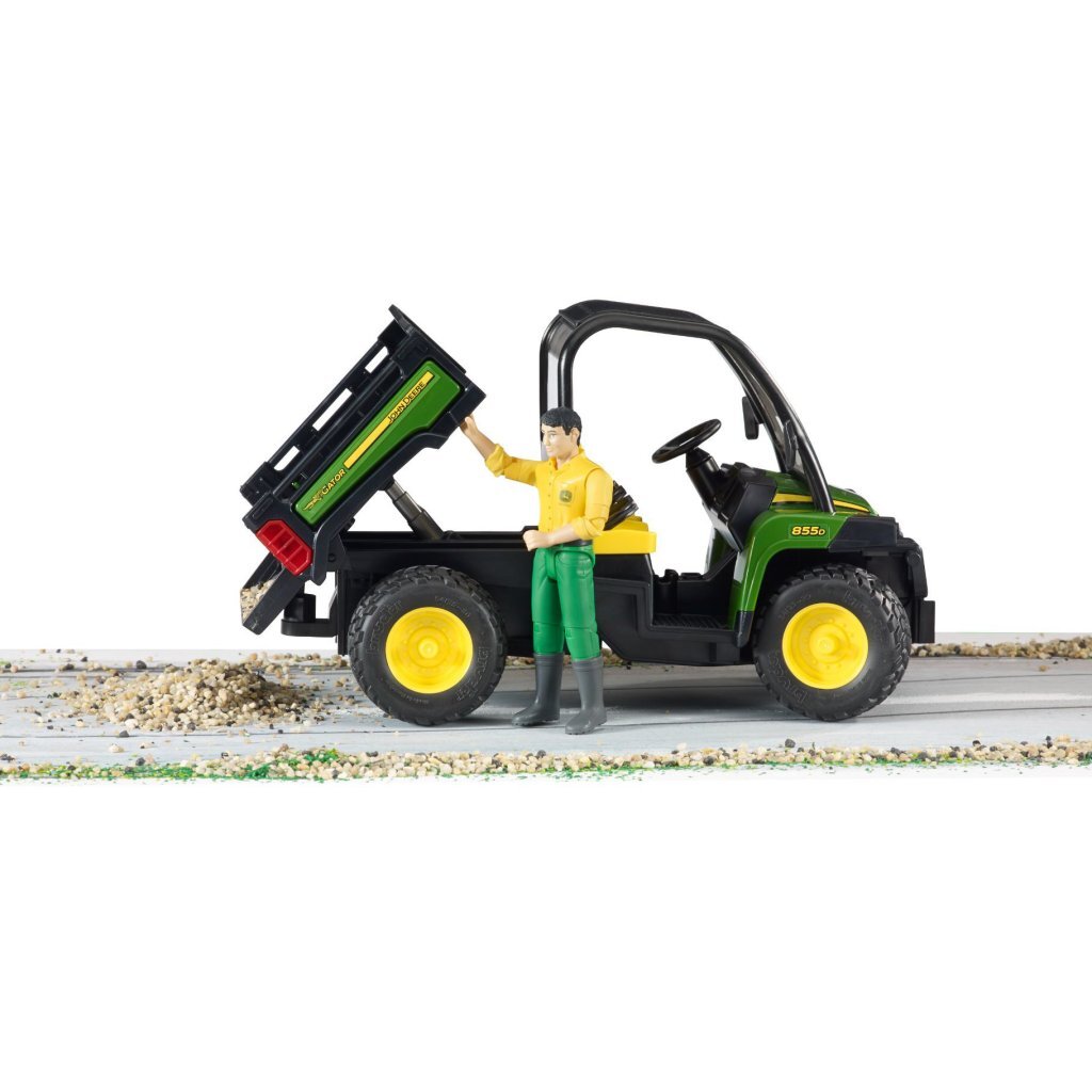 Bruder 02490 John Deere Gator Xuv 855D + Chauffeur