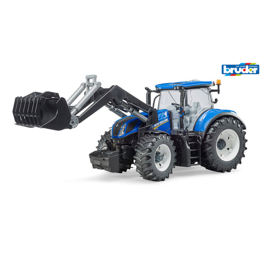 Bruder 03121 New Holland T7.315 Tractor Met Voorlader