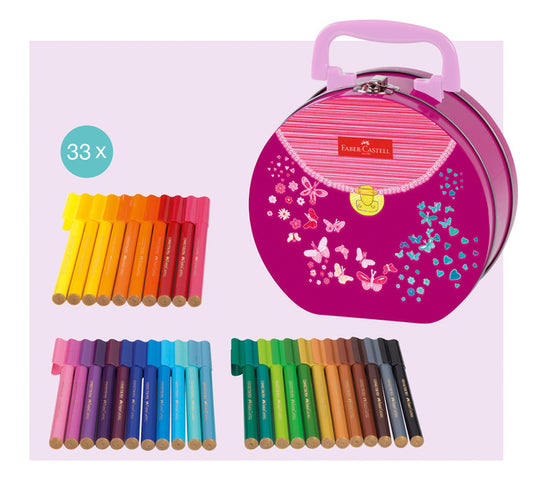 Faber Castell Fc-155537 Connector Viltstiften Handtas 33 Stuks