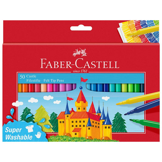 Faber Castell Fc-554204 Viltstiften 50 Stuks