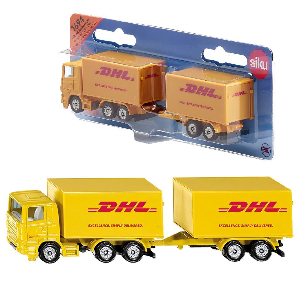 Siku 1694 Dhl Truck Net Trailer