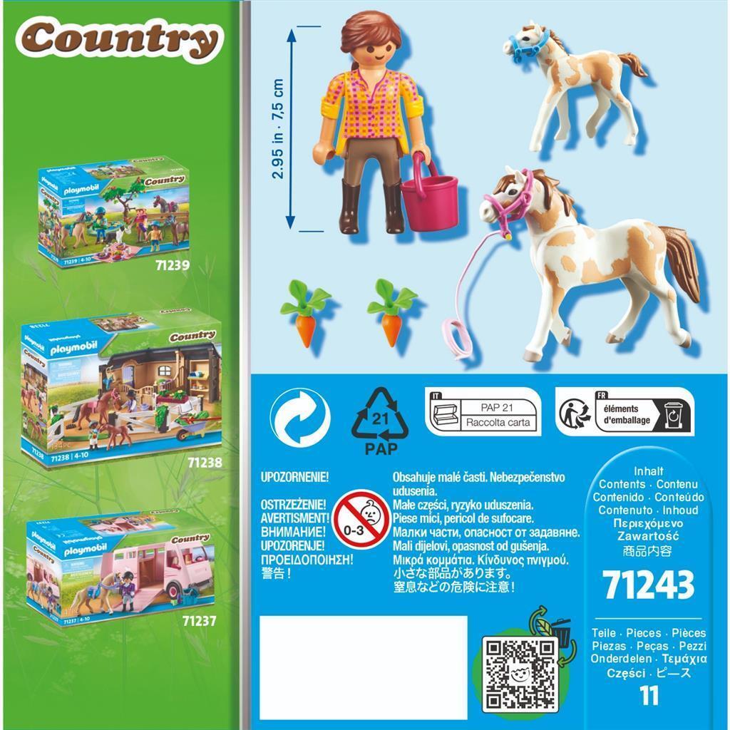 Playmobil 71243 Country Paard Met Veulen