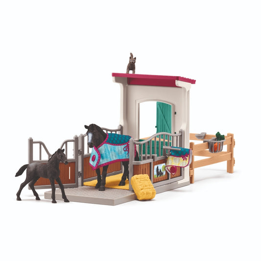 Schleich Horse Club Paardenbox + Merrie En Veulen