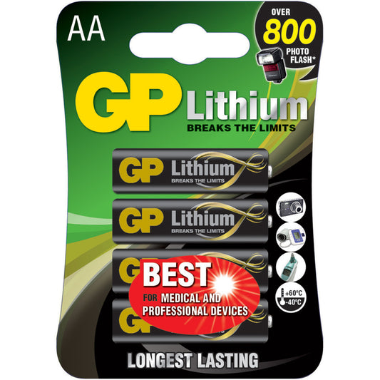 Gp Batteries Gp Batterij Primary Lithium Aa A4