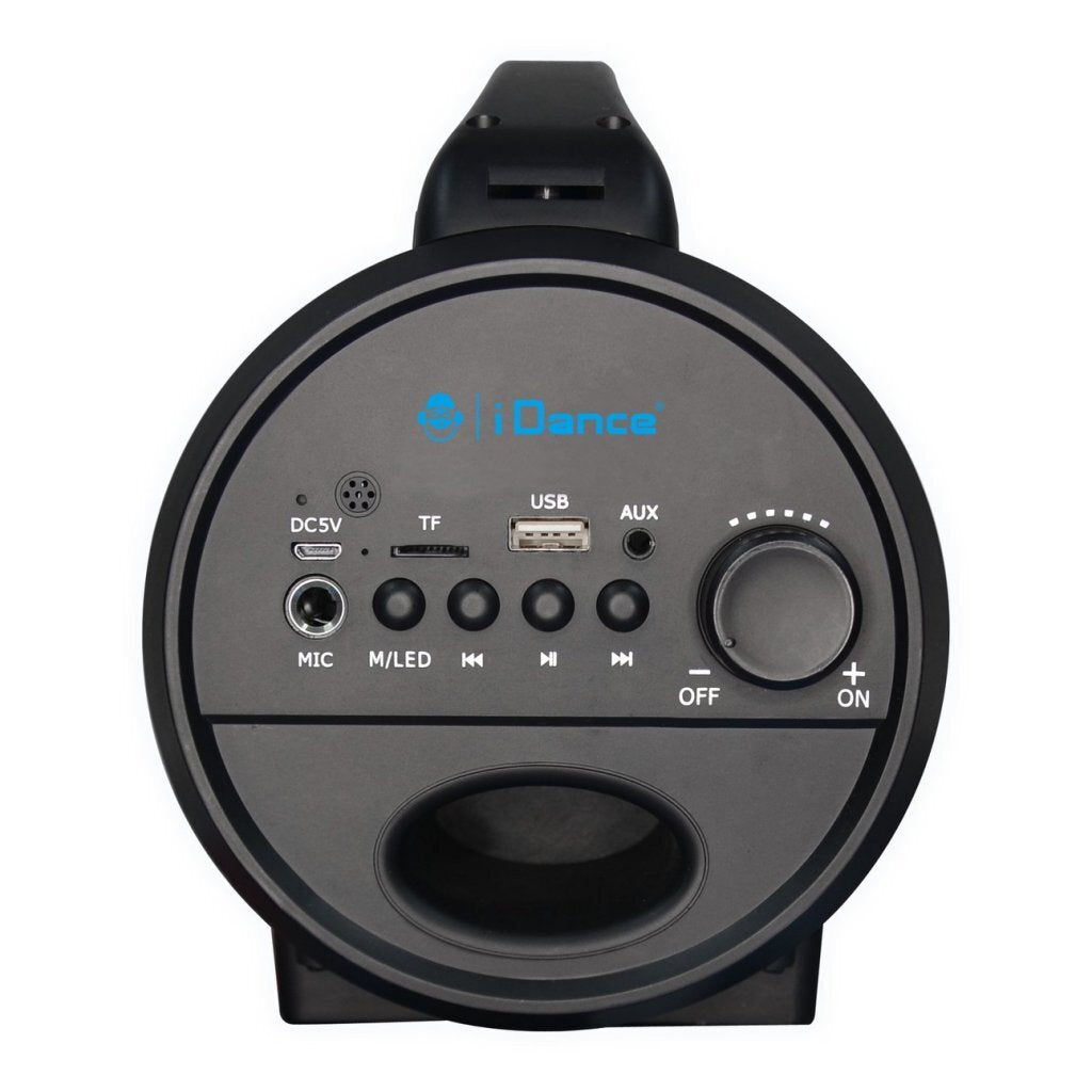 Idance Cyclone400Bk Party Speaker + Microfoon En Led Verlichting Zwart