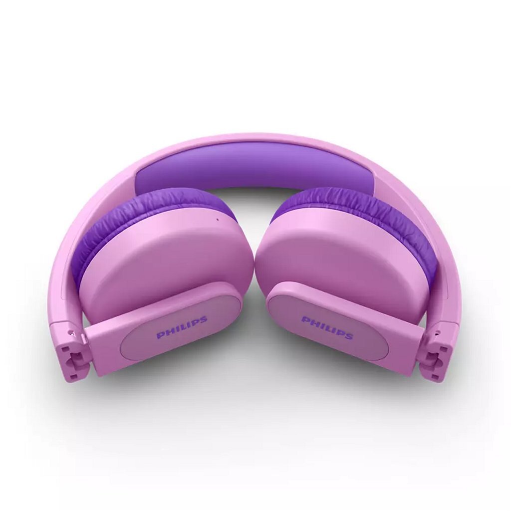 Philips Tak4206Pk/00 Draadloze On-Ear Koptelefoon Voor Kinderen + Led-Licht Roze