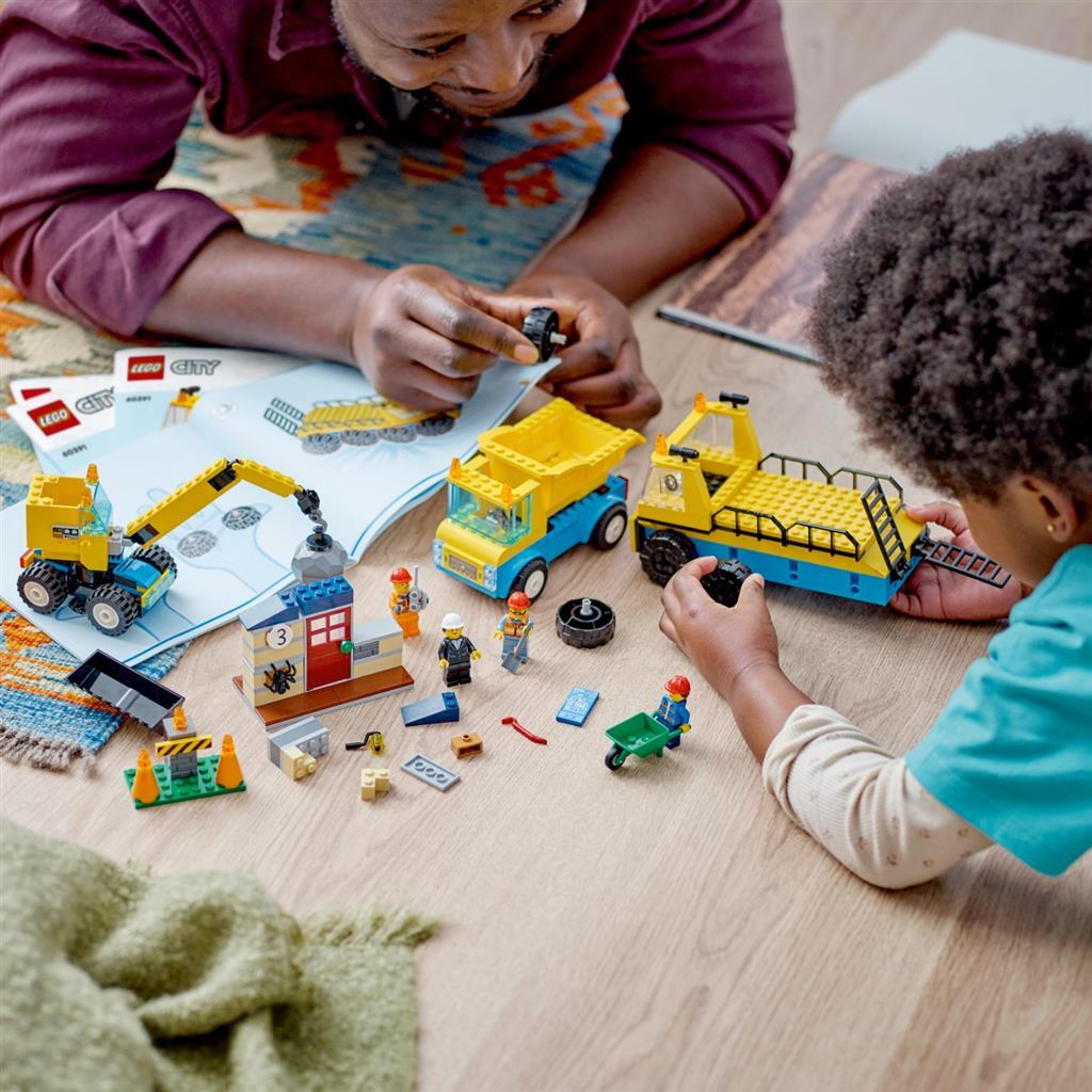 Lego City 60391 Kiepwagen Bouwtruck En Sloopkraan