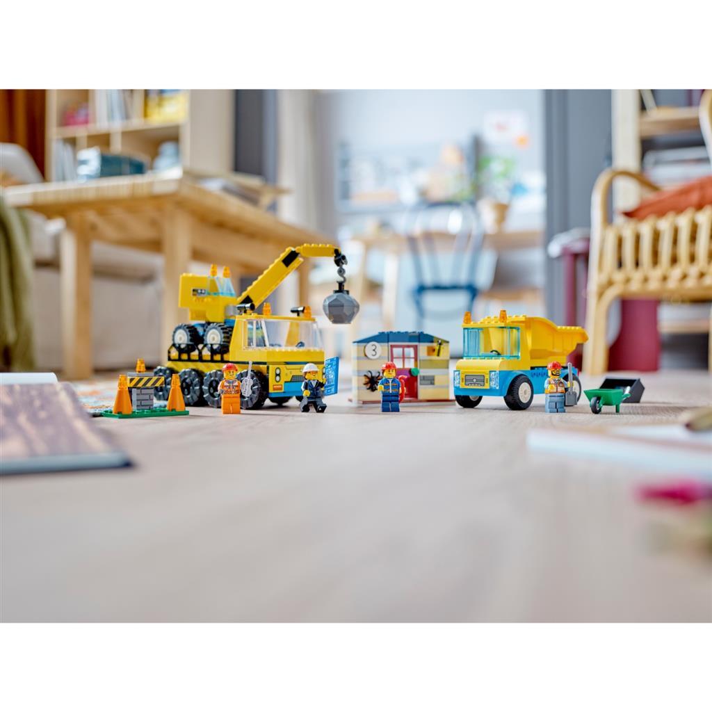 Lego City 60391 Kiepwagen Bouwtruck En Sloopkraan